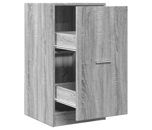 Armario botiquín madera ingeniería gris Sonoma 40x41x77,5 cm