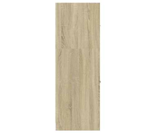 Armario botiquín madera de ingeniería roble Sonoma 40x41x118 c