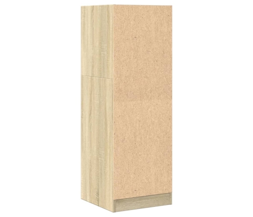 Armario botiquín madera de ingeniería roble Sonoma 40x41x118 c