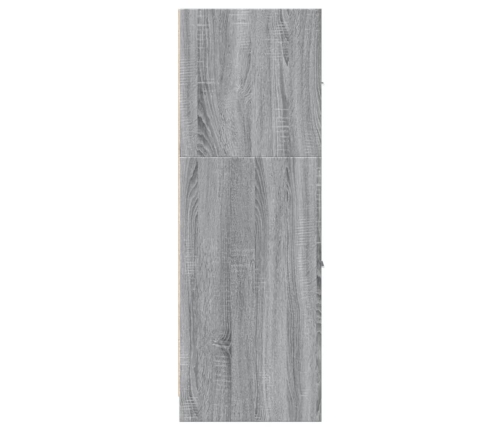 Armario botiquín madera ingeniería gris Sonoma 40x41x118 cm