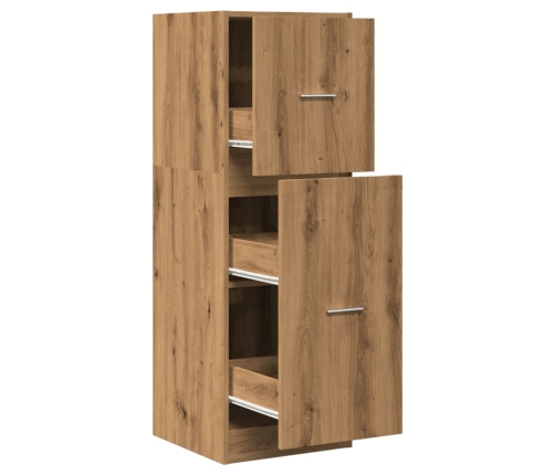 Armario botiquín madera ingeniería roble artisian 40x41x118 cm