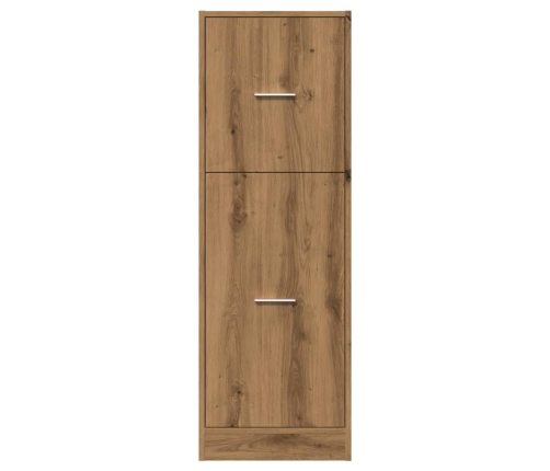 Armario botiquín madera ingeniería roble artisian 40x41x118 cm