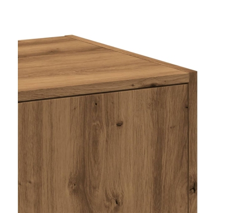 Armario botiquín madera ingeniería roble artisian 40x41x118 cm