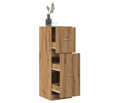 Armario botiquín madera ingeniería roble artisian 40x41x118 cm