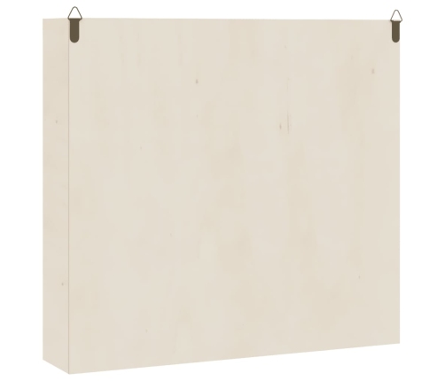 Vitrina de madera para coleccionistas con puertas 40x8,5x37 cm