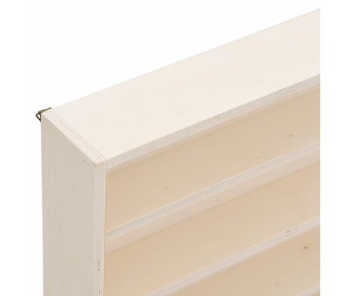 Vitrina de madera para coleccionistas con puertas 40x8,5x37 cm