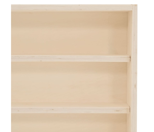 Vitrina de madera para coleccionistas con puertas 40x8,5x37 cm