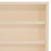 Vitrina de madera para coleccionistas con puertas 80x8,5x37 cm