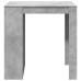 Mesa alta de bar madera ingeniería gris hormigón 102x70x103,5cm