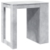 Mesa alta de bar madera ingeniería gris hormigón 102x70x103,5cm