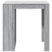 Mesa alta de bar madera ingeniería gris Sonoma 102x70x103,5 cm