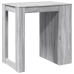 Mesa alta de bar madera ingeniería gris Sonoma 102x70x103,5 cm