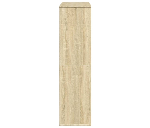 Estantería de madera de ingeniería roble Sonoma 100x33x125,5 cm