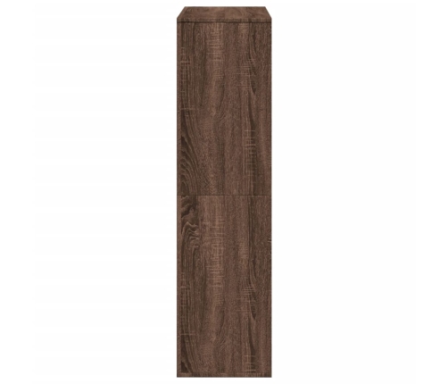 Estantería de madera de ingeniería marrón roble 100x33x125,5 cm