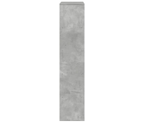 Estantería de madera ingeniería gris hormigón 100x33x156,5 cm