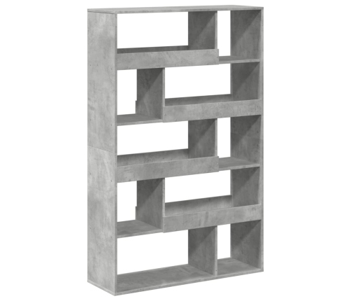 Estantería de madera ingeniería gris hormigón 100x33x156,5 cm