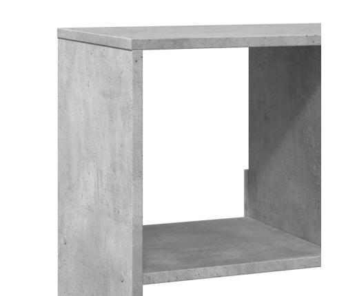 Estantería de madera ingeniería gris hormigón 100x33x156,5 cm