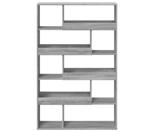 Estantería de madera de ingeniería gris Sonoma 100x33x156,5 cm