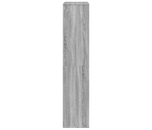 Estantería de madera de ingeniería gris Sonoma 100x33x156,5 cm