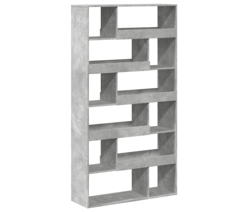 Estantería madera de ingeniería gris hormigón 100x33x187,5 cm