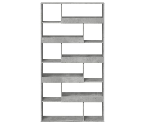 Estantería madera de ingeniería gris hormigón 100x33x187,5 cm