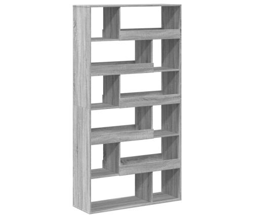 Estantería madera de ingeniería gris Sonoma 100x33x187,5 cm