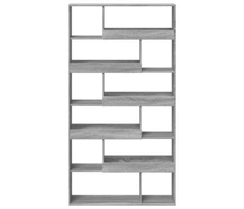 Estantería madera de ingeniería gris Sonoma 100x33x187,5 cm