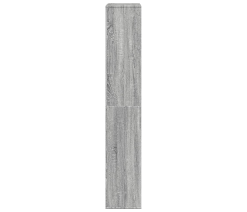 Estantería madera de ingeniería gris Sonoma 100x33x187,5 cm