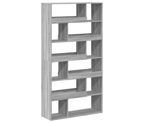 Estantería madera de ingeniería gris Sonoma 100x33x187,5 cm