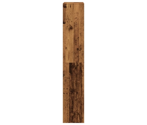 Estantería de madera de ingeniería envejecida 100x33x187,5 cm