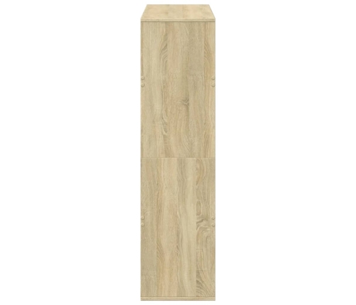 Estantería de madera de ingeniería roble Sonoma 100x33x125,5 cm