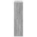 Estantería de madera de ingeniería gris Sonoma 100x33x125,5 cm