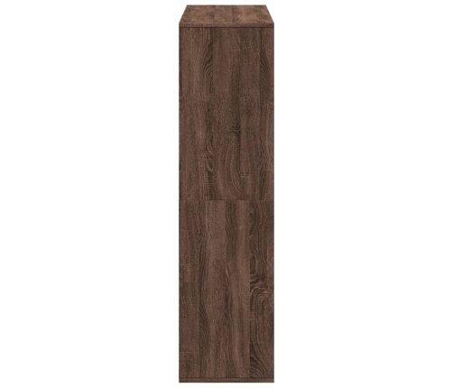 Estantería de madera de ingeniería marrón roble 100x33x125,5 cm