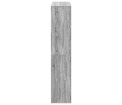 Estantería de madera de ingeniería gris Sonoma 100x33x156,5 cm