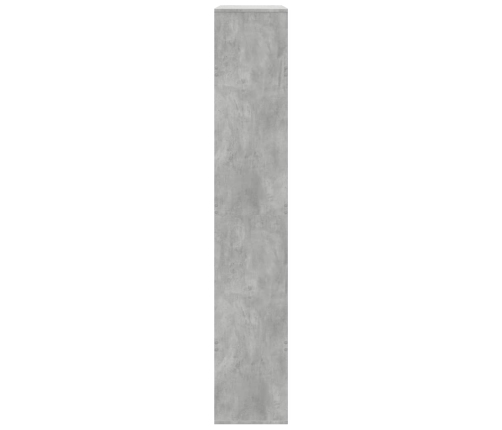 Estantería madera de ingeniería gris hormigón 100x33x187,5 cm