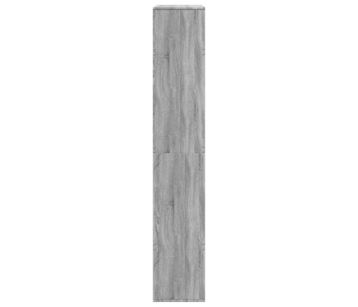 Estantería madera de ingeniería gris Sonoma 100x33x187,5 cm