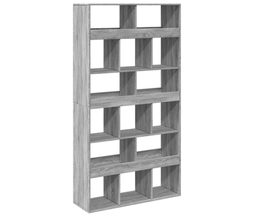 Estantería madera de ingeniería gris Sonoma 100x33x187,5 cm