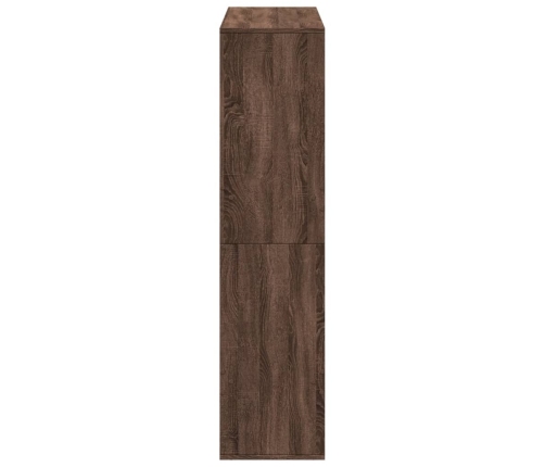 Estantería de madera de ingeniería marrón roble 100x33x135 cm