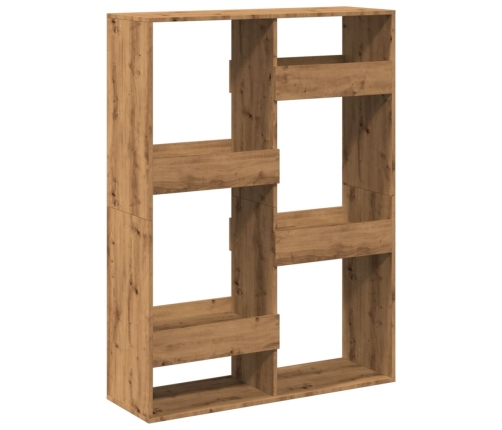Estantería de madera de ingeniería roble artisan 100x33x135 cm