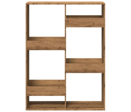 Estantería de madera de ingeniería roble artisan 100x33x135 cm