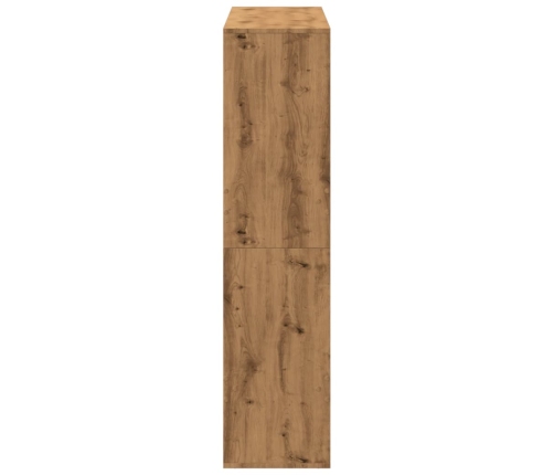 Estantería de madera de ingeniería roble artisan 100x33x135 cm