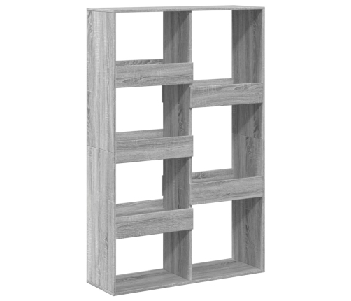 Estantería madera de ingeniería gris Sonoma 100x33x155,5 cm