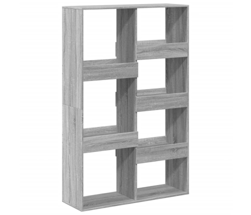 Estantería madera de ingeniería gris Sonoma 100x33x155,5 cm