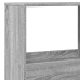 Estantería madera de ingeniería gris Sonoma 100x33x155,5 cm