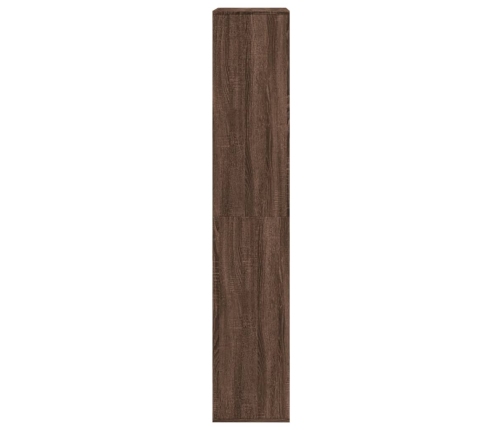 Estantería de madera de ingeniería marrón roble 100x33x175 cm