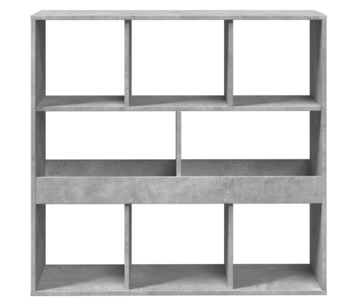 Separador de ambientes madera gris hormigón 100x33x94,5 cm