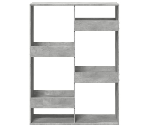 Separador de ambientes madera gris hormigón 100x33x135 cm