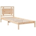 Cama extralarga sin colchón madera maciza 90x210 cm