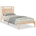 Cama extralarga sin colchón madera maciza 100x210 cm