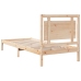 Cama extralarga sin colchón madera maciza 100x210 cm